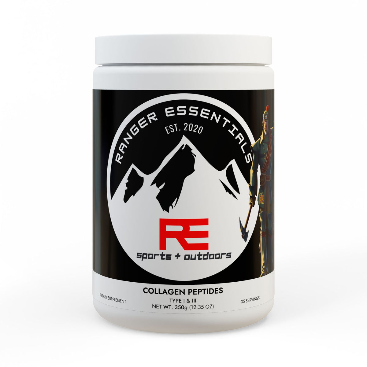Collagen Peptides Type I & III Supplement (350g, 12.3oz)