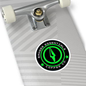 RECC Round Stickers, Indoor\Outdoor (Green Tip of the Speer Logo)