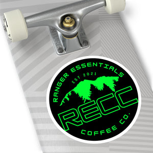 RECC Round Stickers, Indoor\Outdoor (Green Mountain Logo)