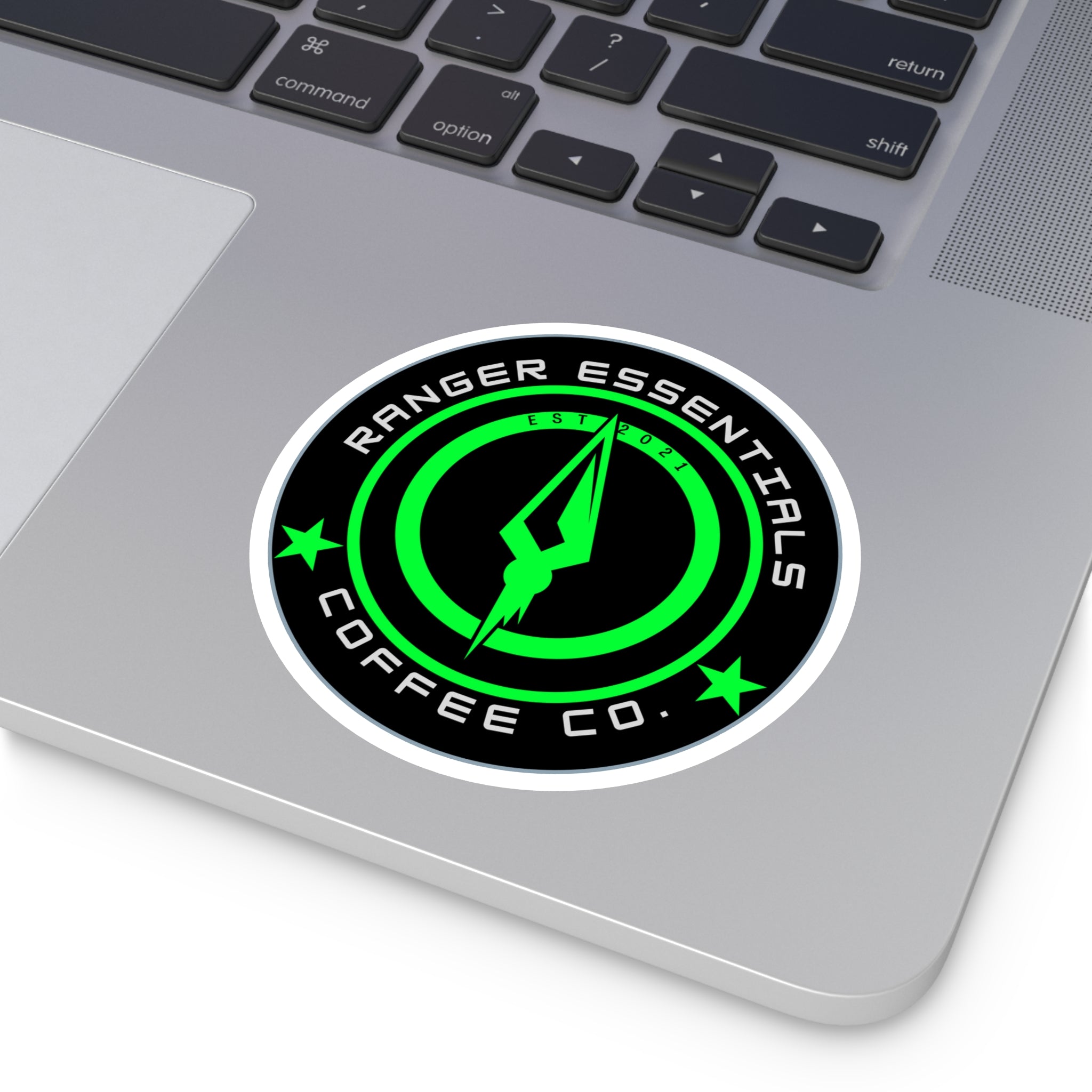 RECC Round Stickers, Indoor\Outdoor (Green Tip of the Speer Logo)