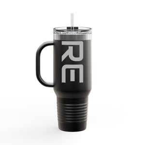 RECC Insulated Travel Mug, 40oz (Grey Text)