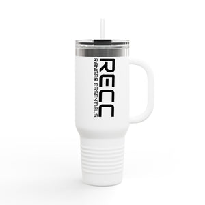 RECC Insulated Travel Mug, 40oz (Black Text)