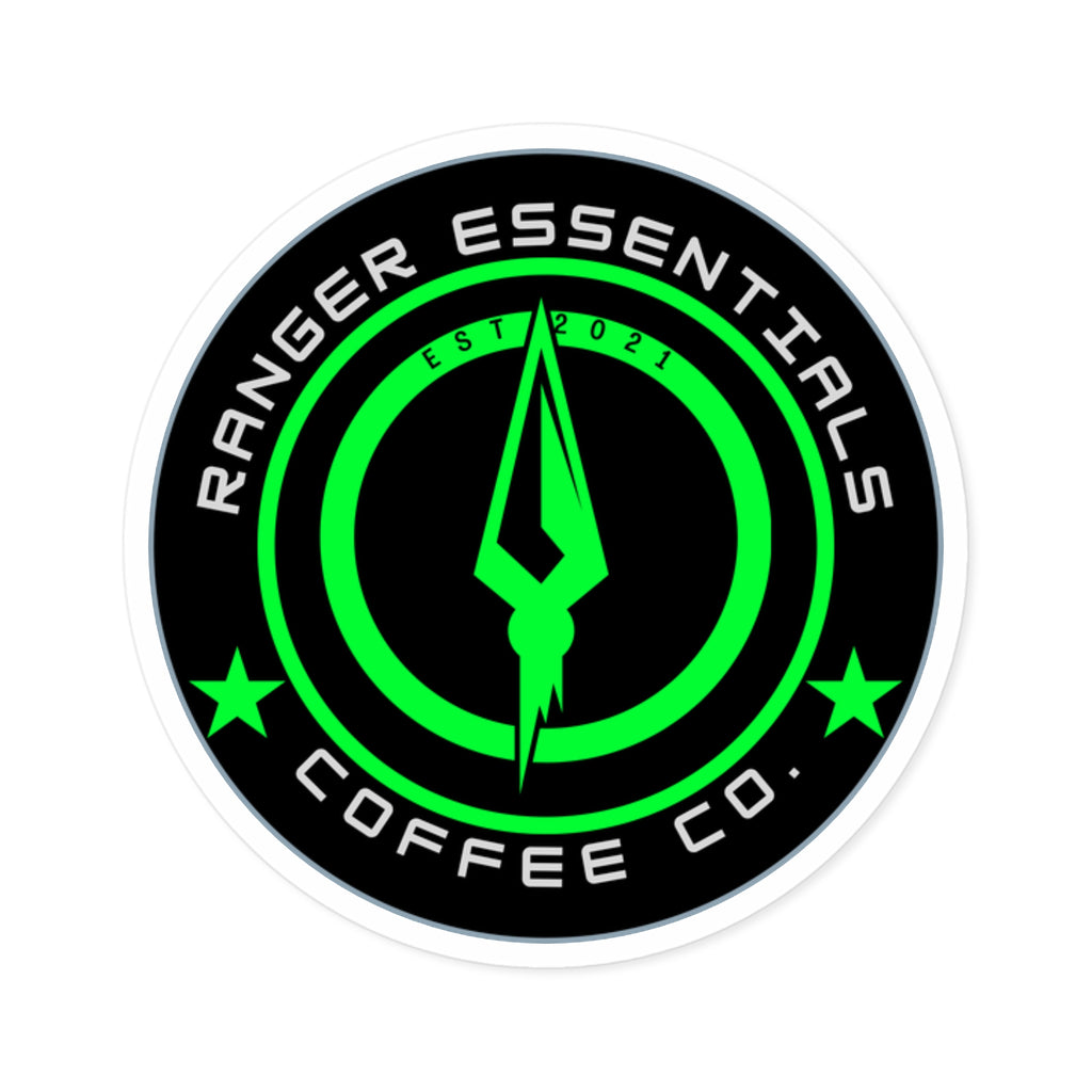 RECC Round Stickers, Indoor\Outdoor (Green Tip of the Speer Logo)