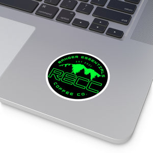 RECC Round Stickers, Indoor\Outdoor (Green Mountain Logo)