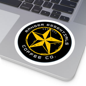 RECC Round Stickers, Indoor\Outdoor (Texas Star Logo)