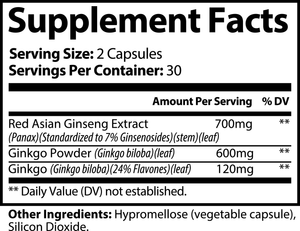 Ginkgo Biloba + Ginseng