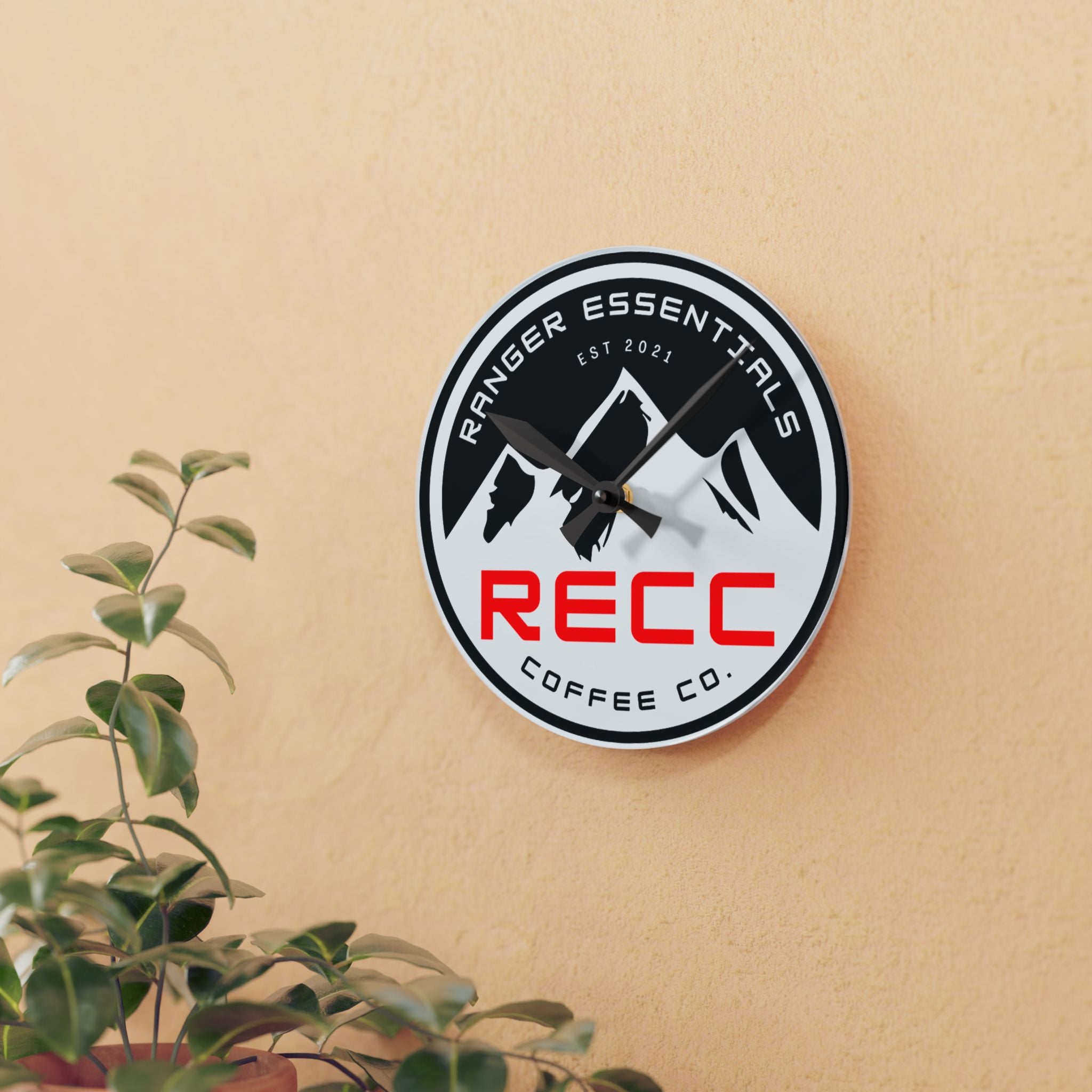 RECC Acrylic Wall Clock