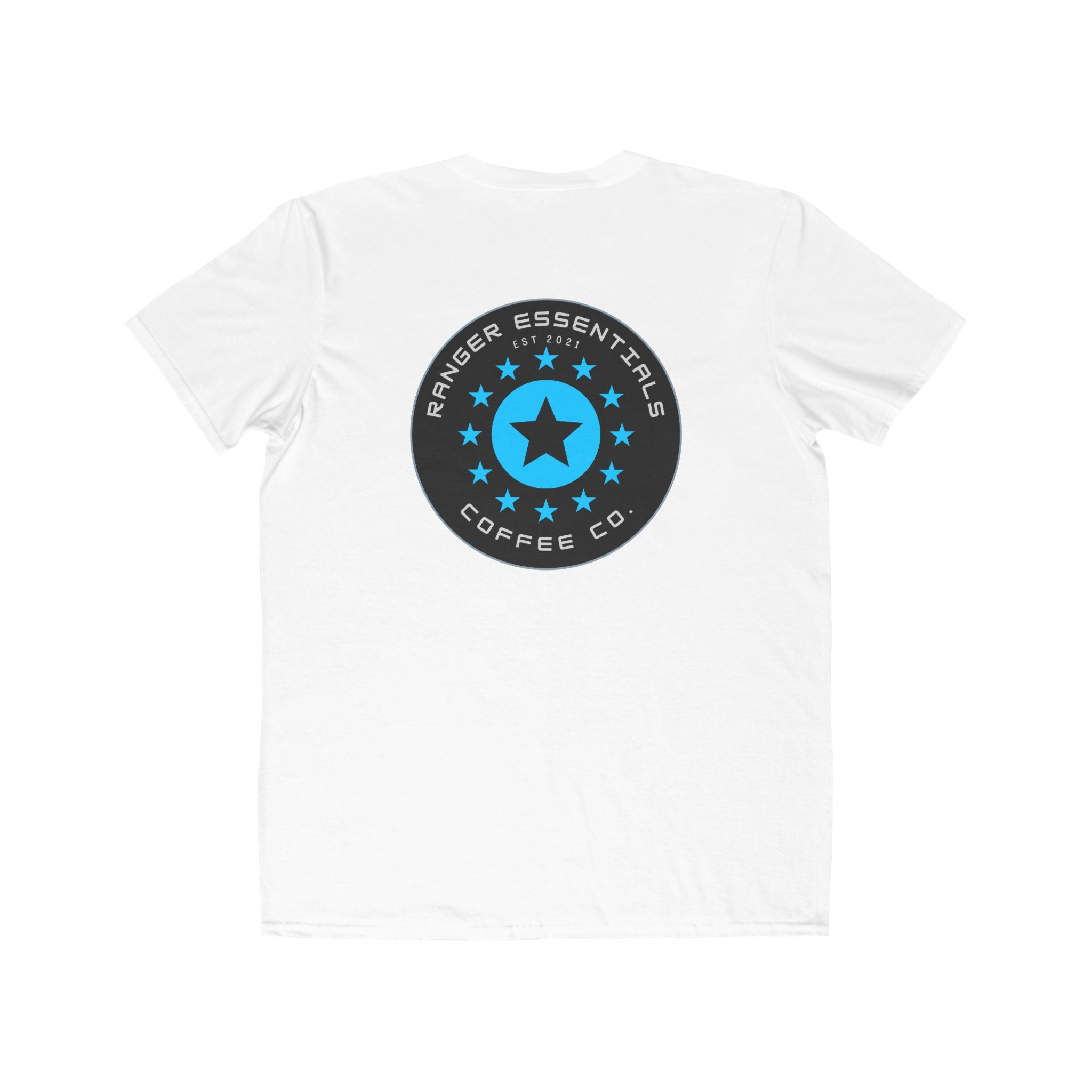 RECC Lightweight Fashion Tee Blue Stars Logo