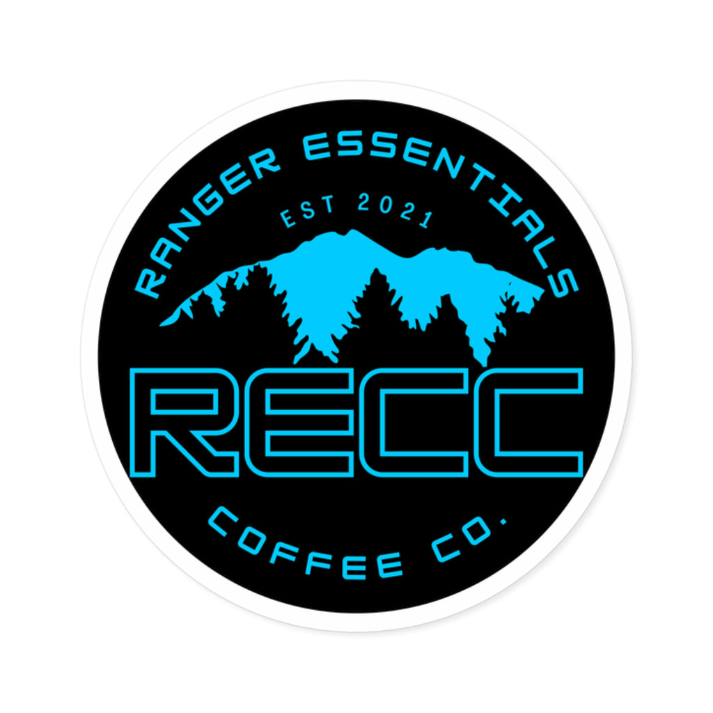 RECC Round Stickers, Indoor\Outdoor (Blue Mountain Logo)