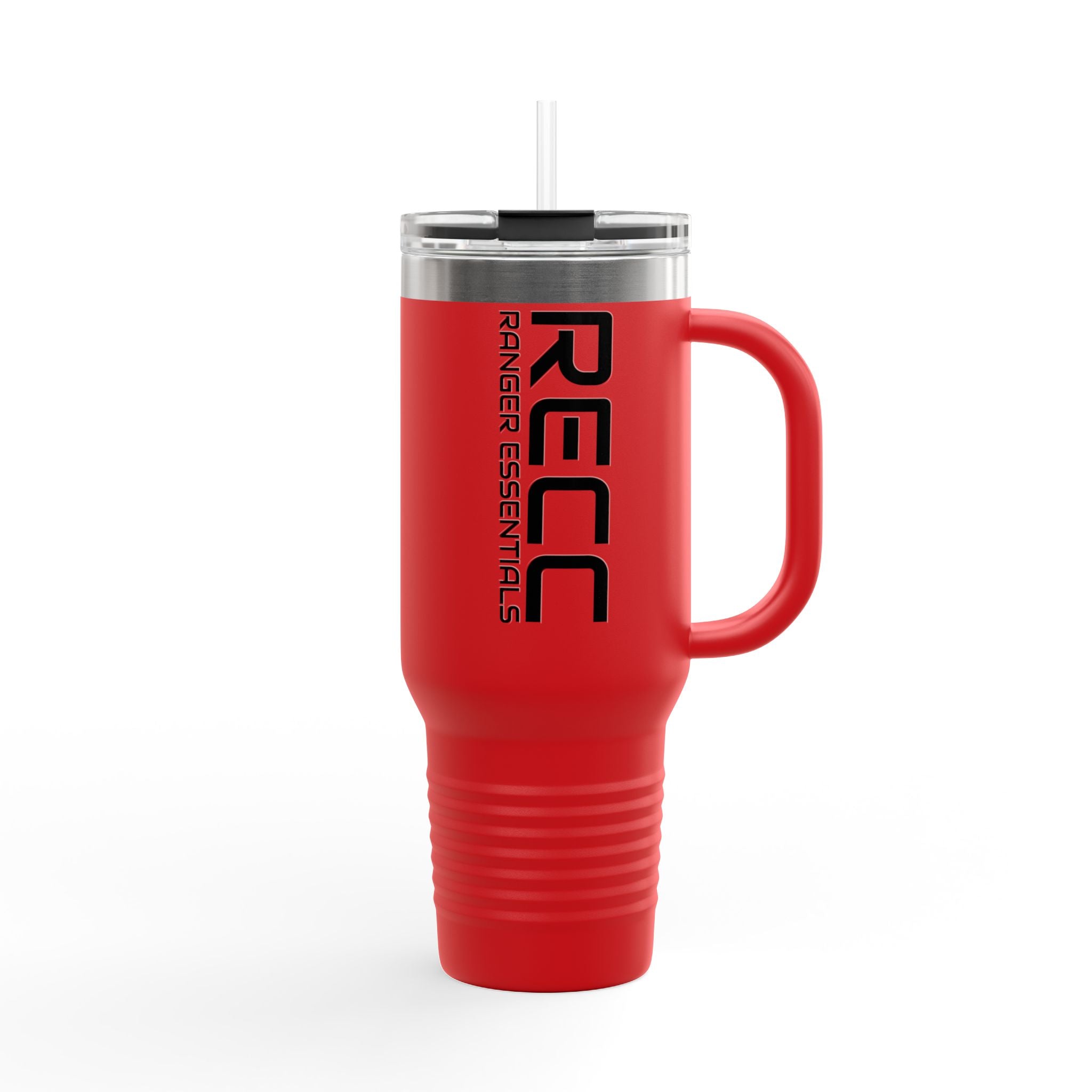 RECC Insulated Travel Mug, 40oz (Black Text)