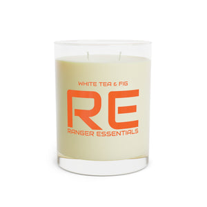 RECC White Tea Fig Scented Candle - Full Glass, 11oz