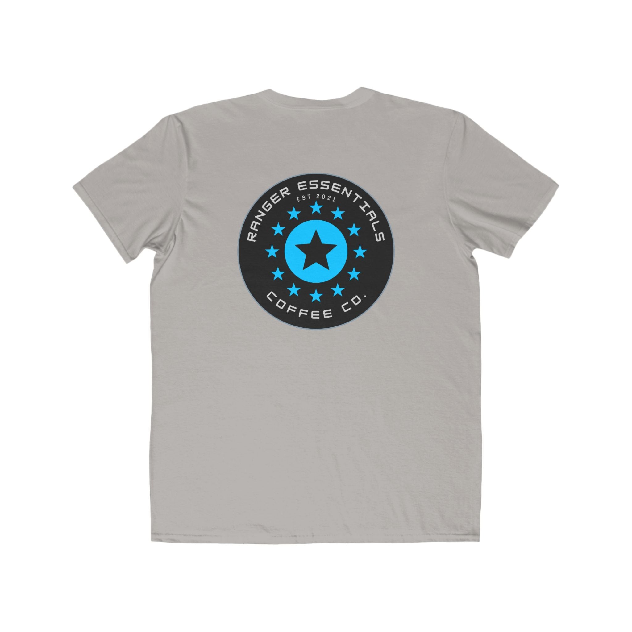 RECC Lightweight Fashion Tee Blue Stars Logo