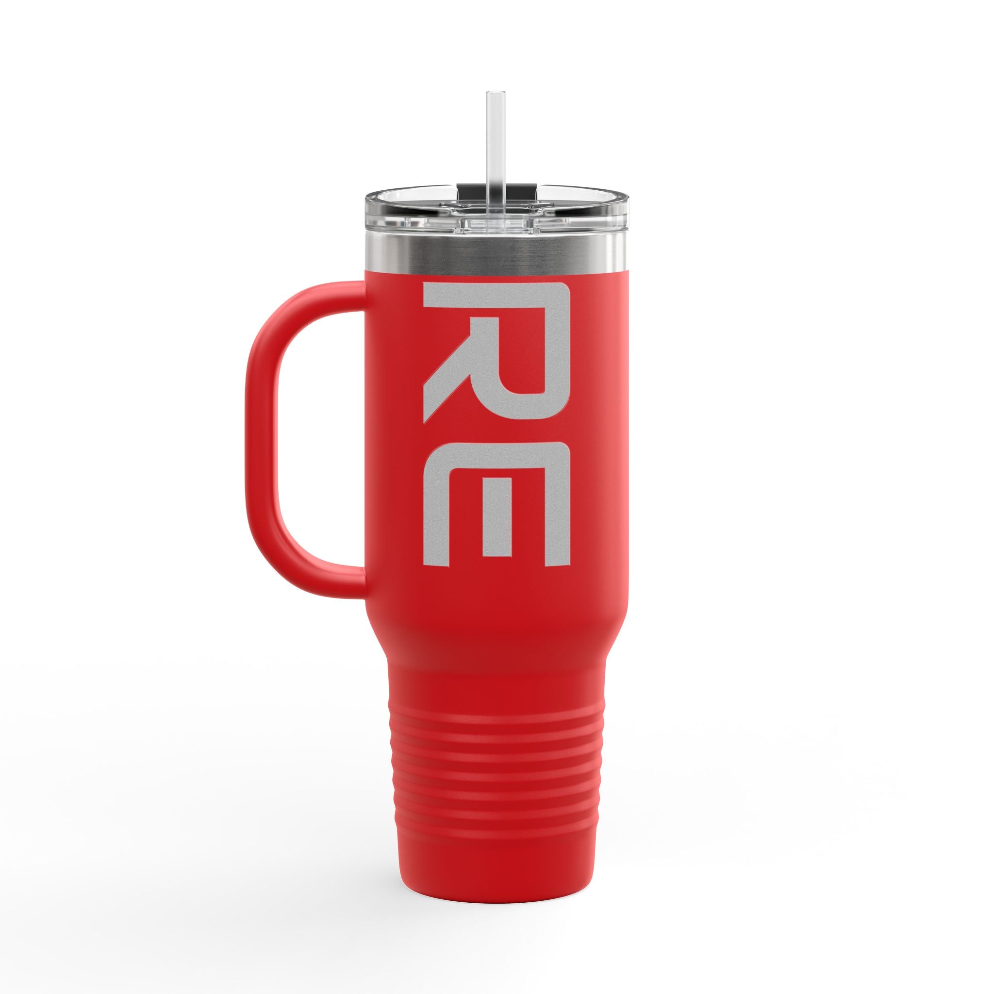 RECC Insulated Travel Mug, 40oz (Grey Text)