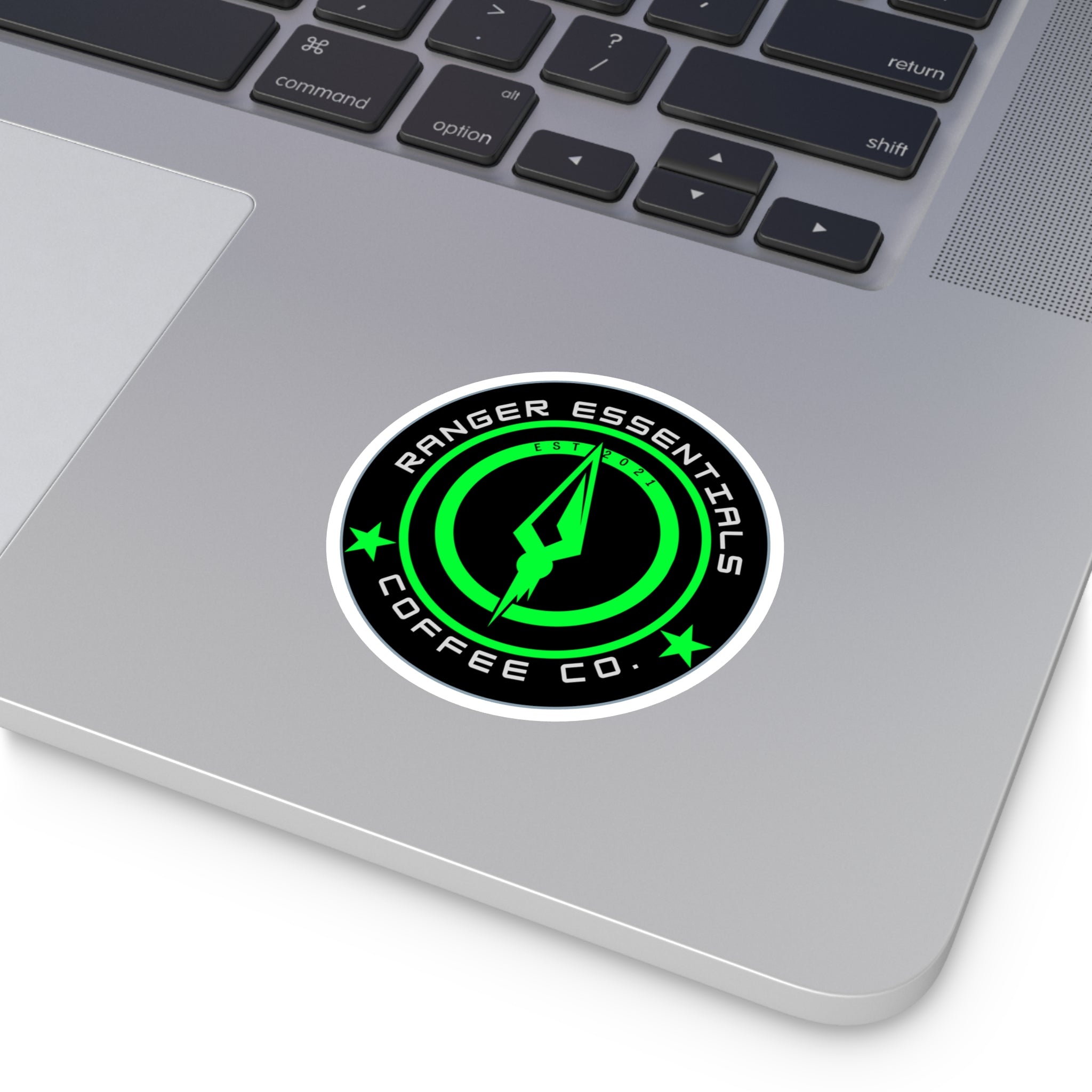 RECC Round Stickers, Indoor\Outdoor (Green Tip of the Speer Logo)