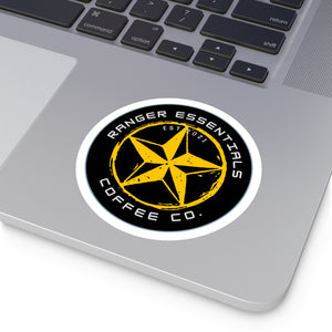 RECC Round Stickers, Indoor\Outdoor (Texas Star Logo)