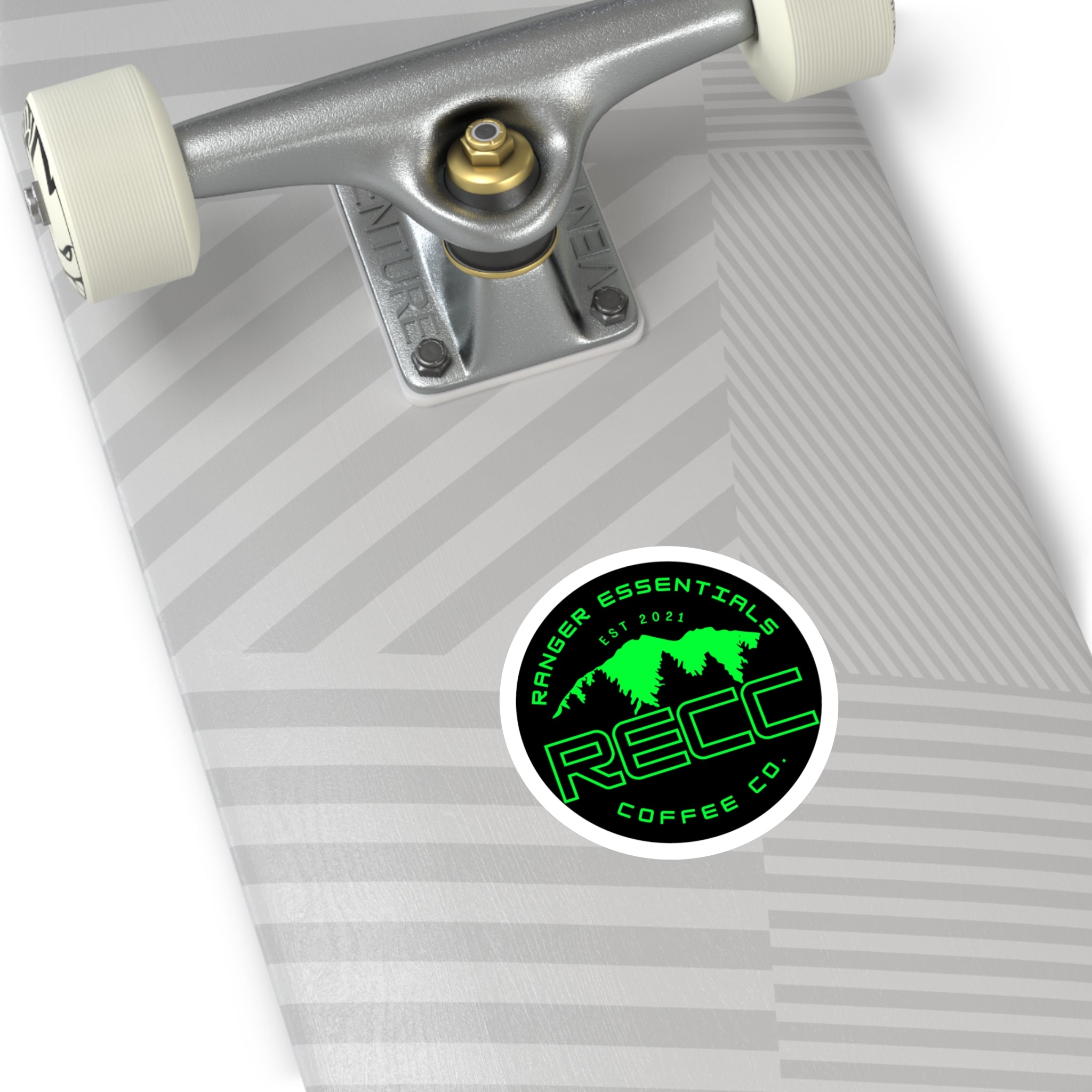 RECC Round Stickers, Indoor\Outdoor (Green Mountain Logo)