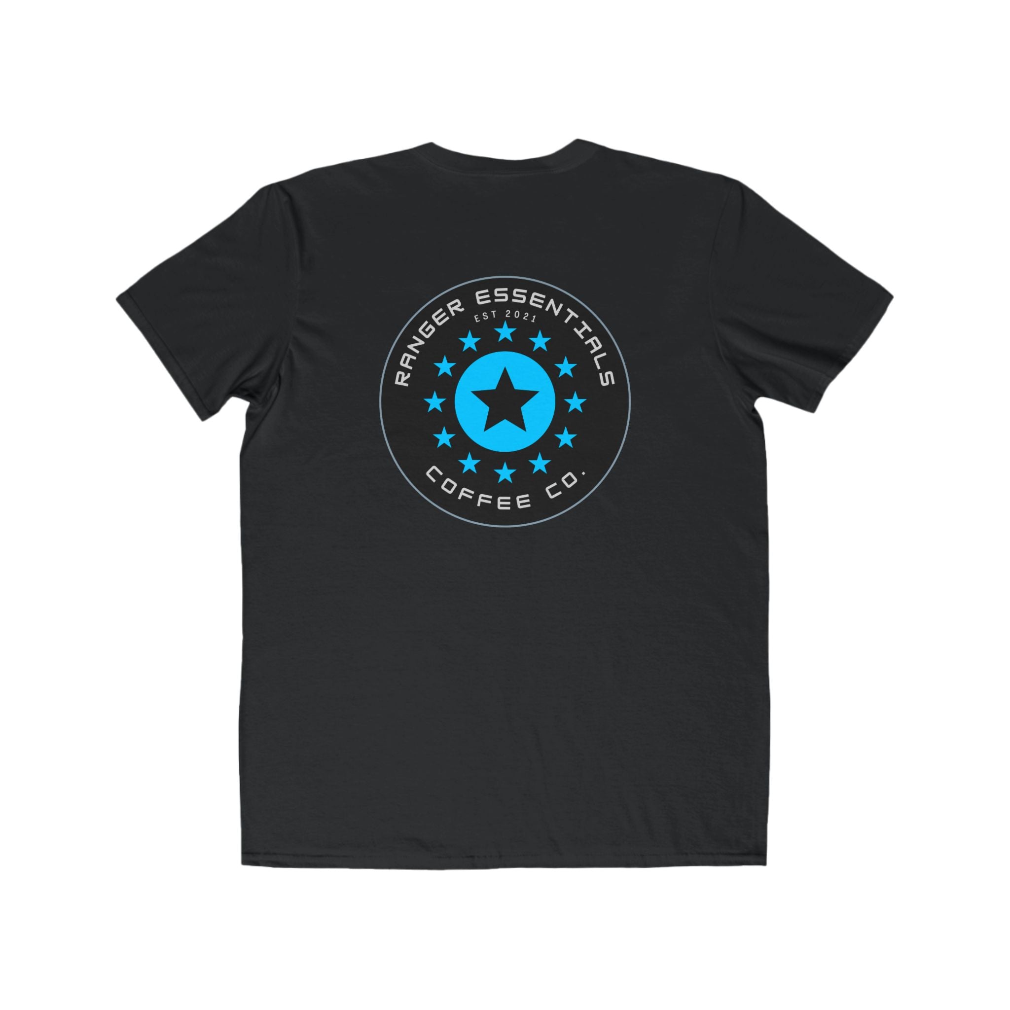 RECC Lightweight Fashion Tee Blue Stars Logo