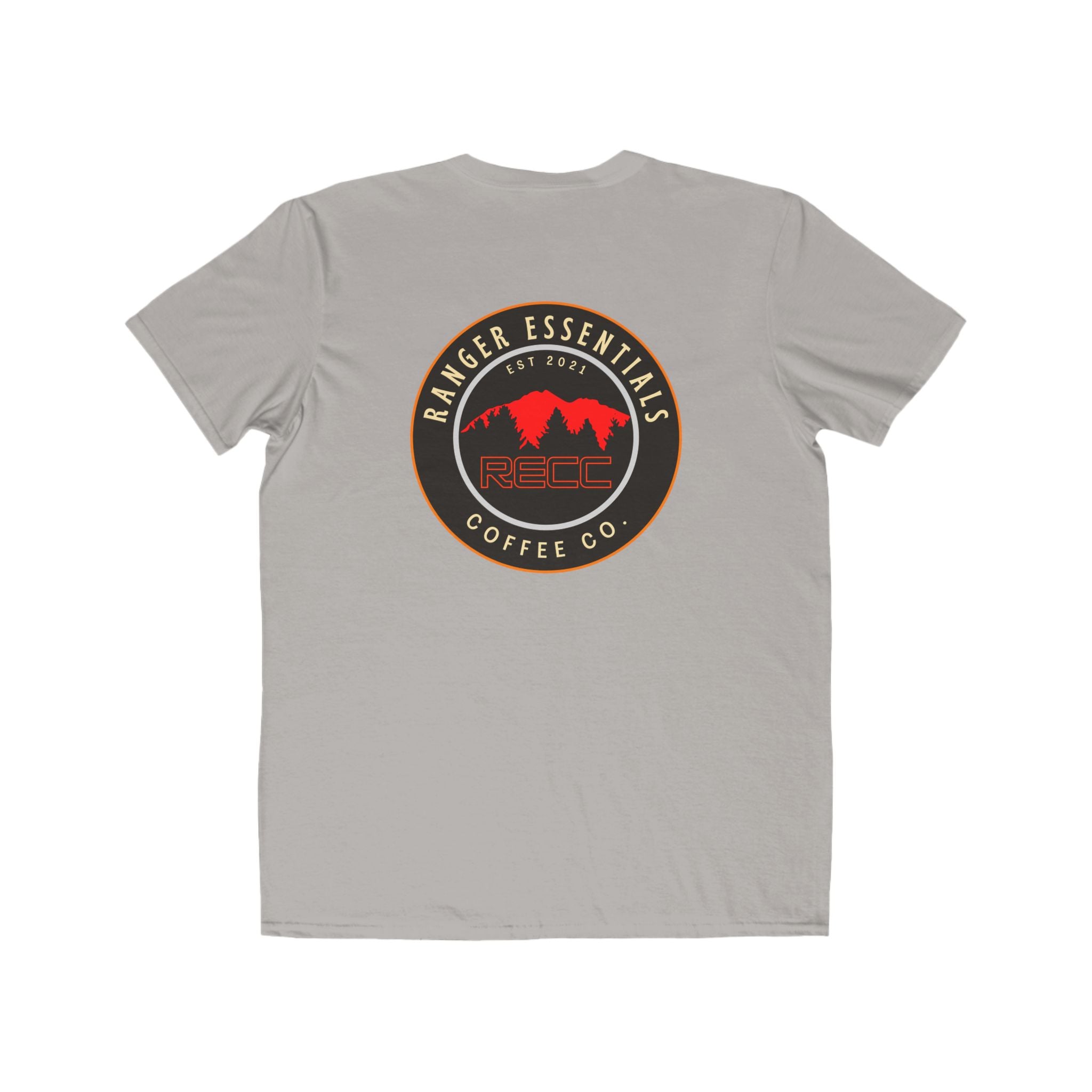 RECC Lightweight Fashion Tee Orange Mountain Logo