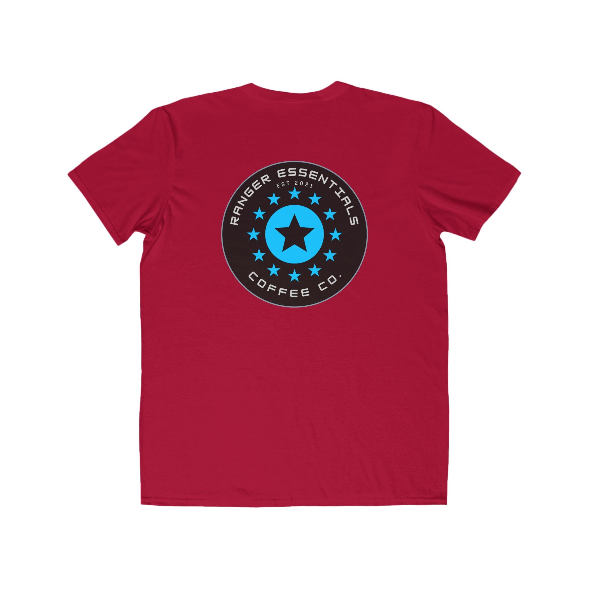 RECC Lightweight Fashion Tee Blue Stars Logo